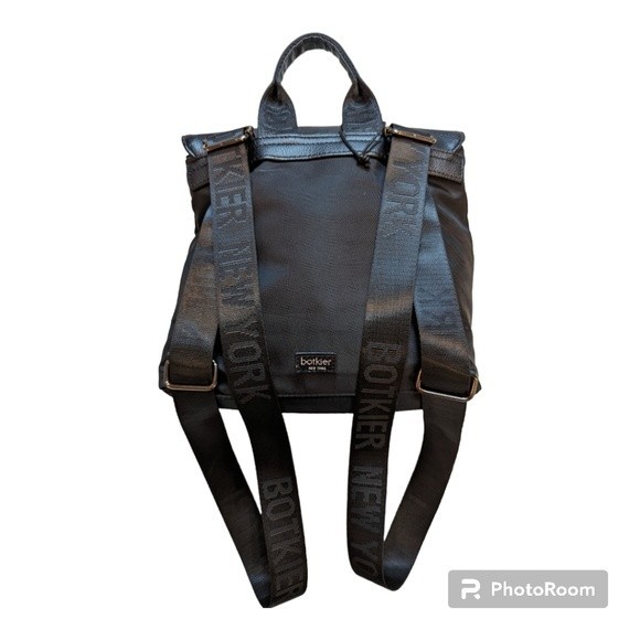 Botkier New York Mini Backpack Purse in Black - Picture 2 of 6